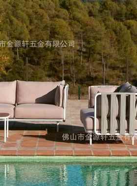 院户外沙发三茶几组合懒小桌椅阳台小桌椅件套人滕编庭88818花园