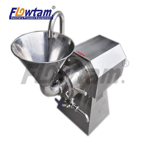 弗鲁特不锈钢卧式胶体磨卫生级研磨机 胶磨机5.5kw果汁饮料胶体磨