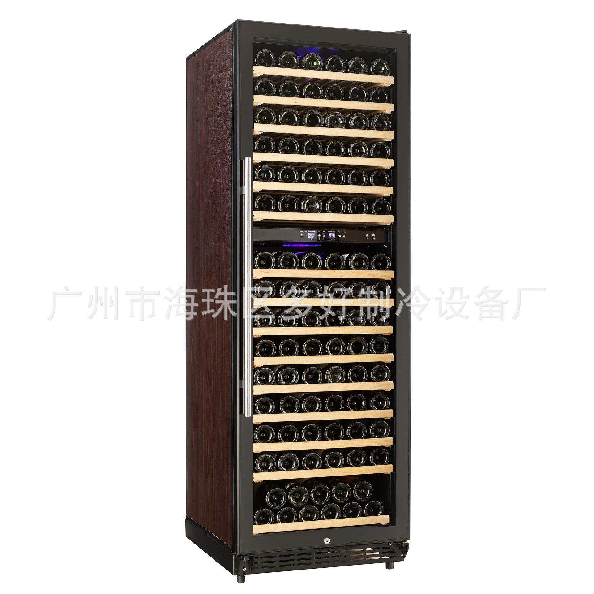 绿红富牌支装恒温酒柜工厂直销商红用冷酒店酒冷359柜藏保鲜展示