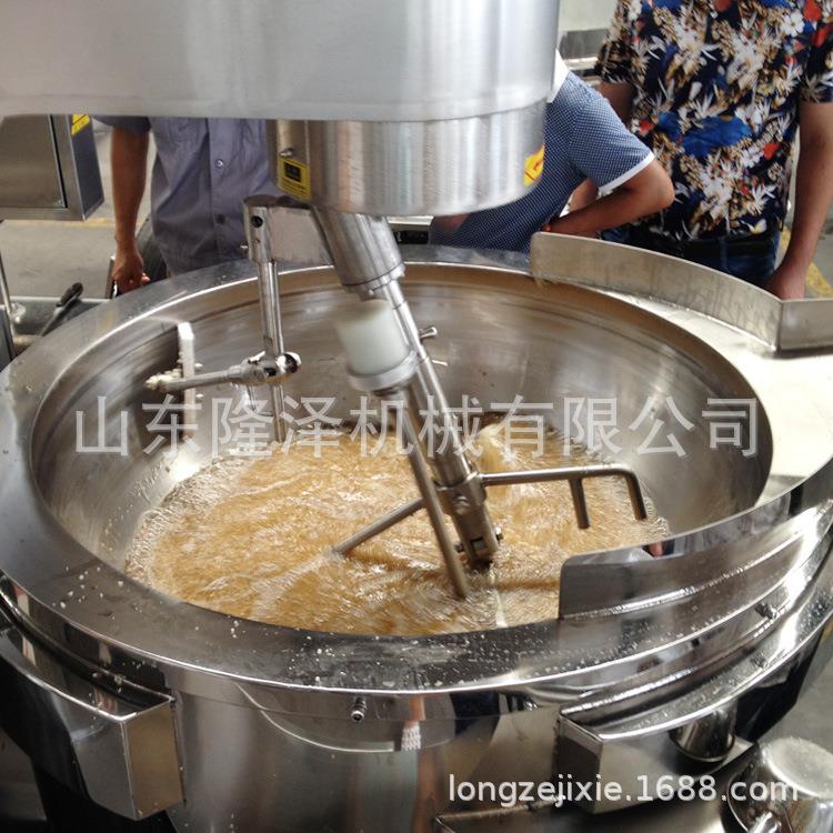 肉双制料制作设备-600L电磁六爪行星搅拌炒锅-黄焖鸡酱料酱炒酱机