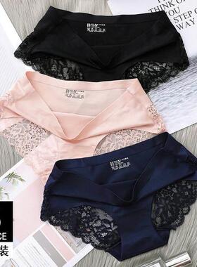 5pcs Women Underwear plus size Panties G-String Sexy Thongs