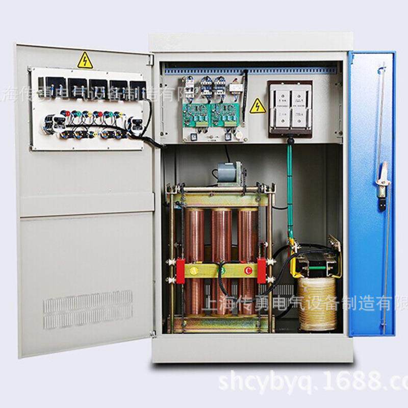 380V三相大功率稳压器100KW/200KW三相补偿式大功率稳压器