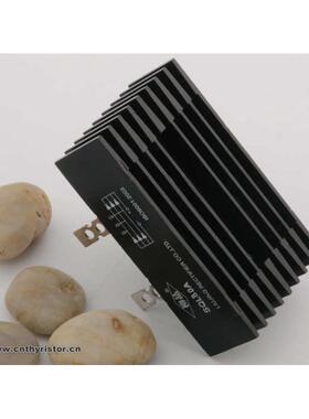 SQL100A 硅整流全桥100三相桥自带散热片整流器 大功率二极管桥