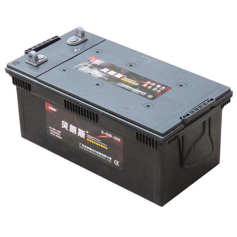 6-QW-200 船用蓄电池12V200Ah 发电机组启动铅酸电瓶厂家 CCA1000