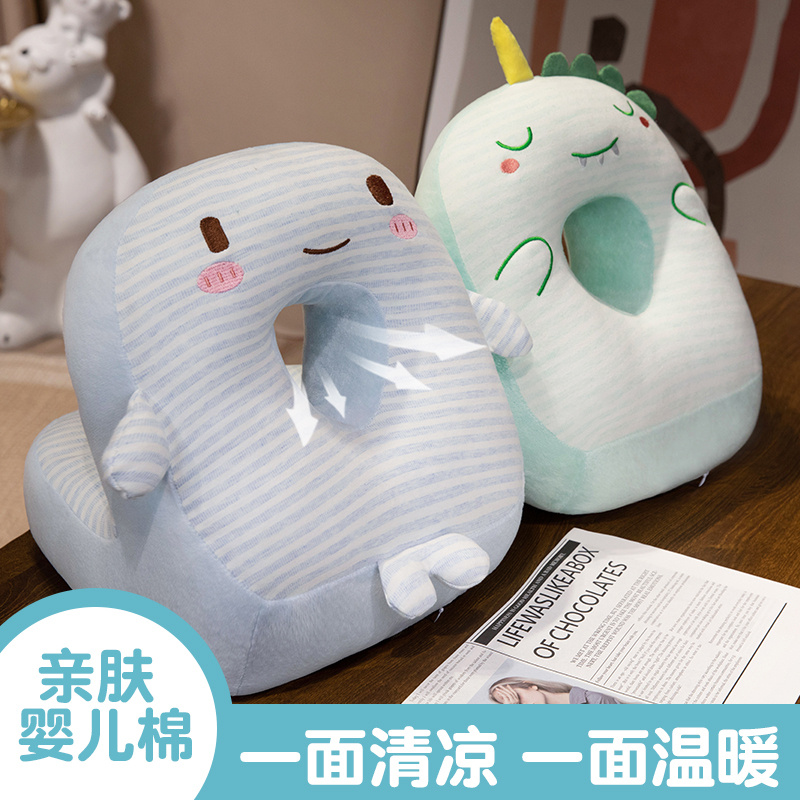 夏季冰丝小学生午睡枕趴桌子睡觉神器办公室抱枕儿童午休枕趴睡枕