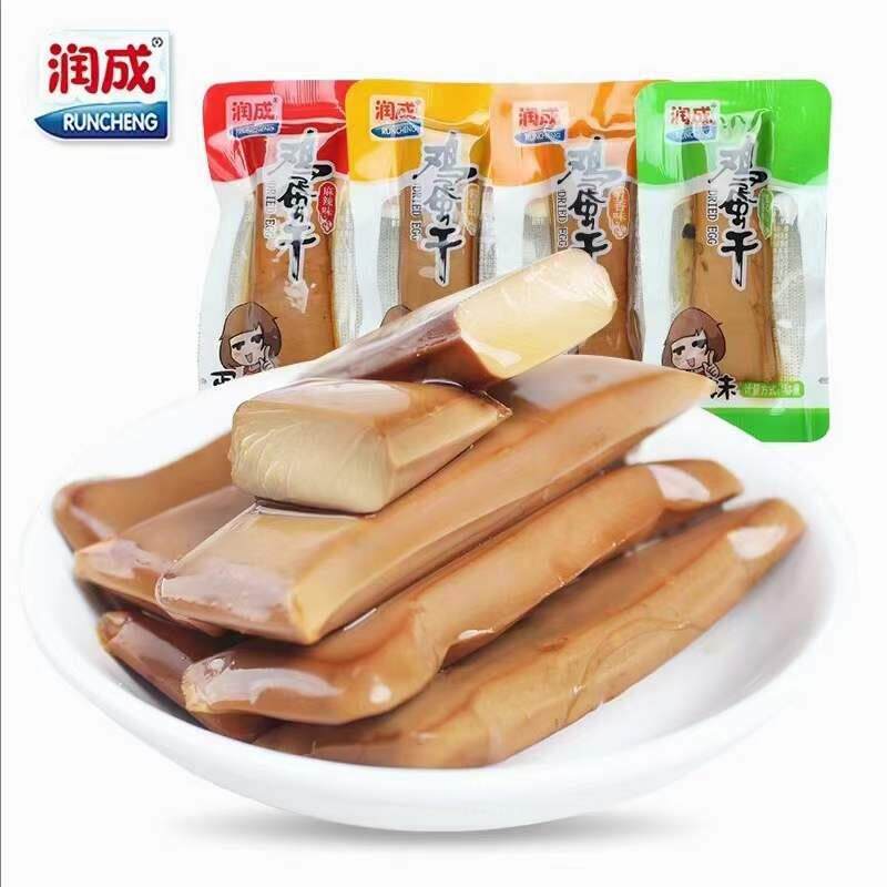 润成鸡蛋干酱香麻辣烧烤味散称独立小包 一包5斤即食休闲零食