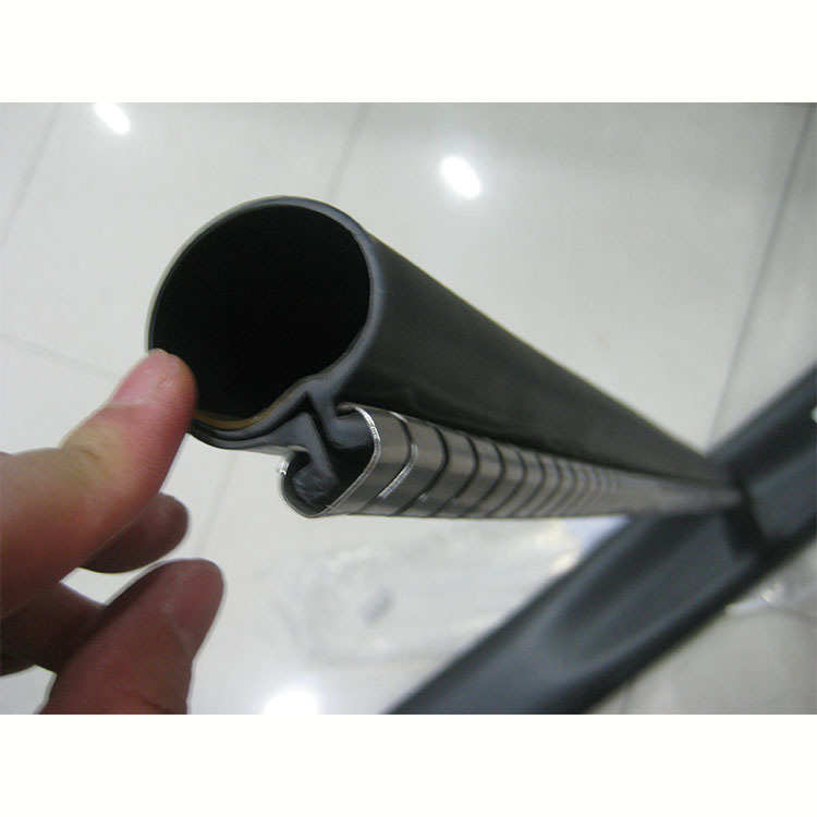 黑色带胶电缆修补片 卡扣式绝缘护套管 拉链式热缩套管包覆片85 6