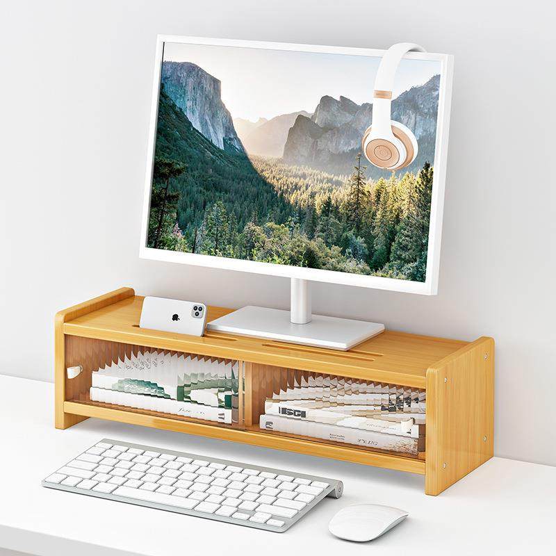 办公室桌面电脑显示器支架增高架底座带抽置物架垫高架小型电脑桌,住宅家具,电脑桌,淘宝优惠券,粉丝福利购,淘宝优惠卷