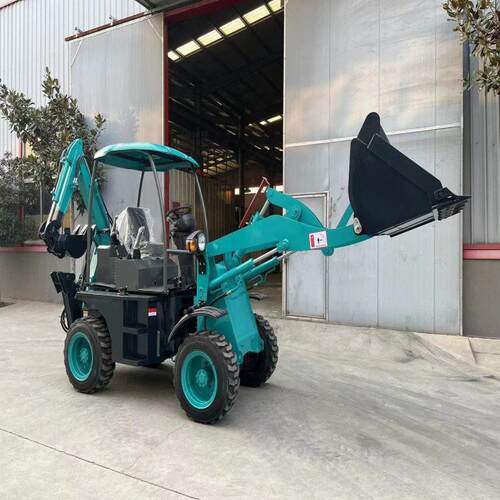 小型两头忙挖掘机驾驶方便作业速度快机动性较好