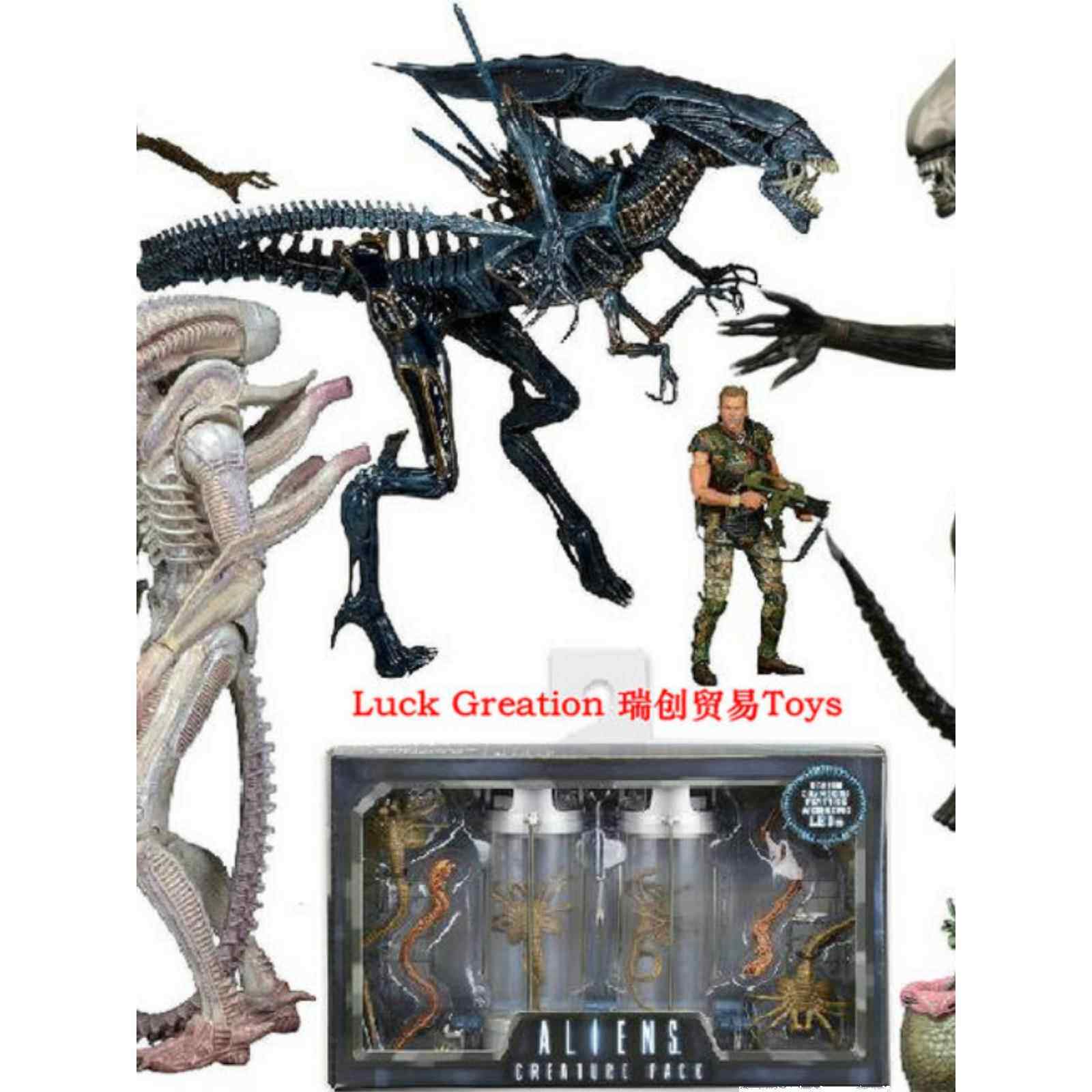 NECA异形契约铁血战士异形狗AVP抱脸虫异形蛋武器手办人偶公仔