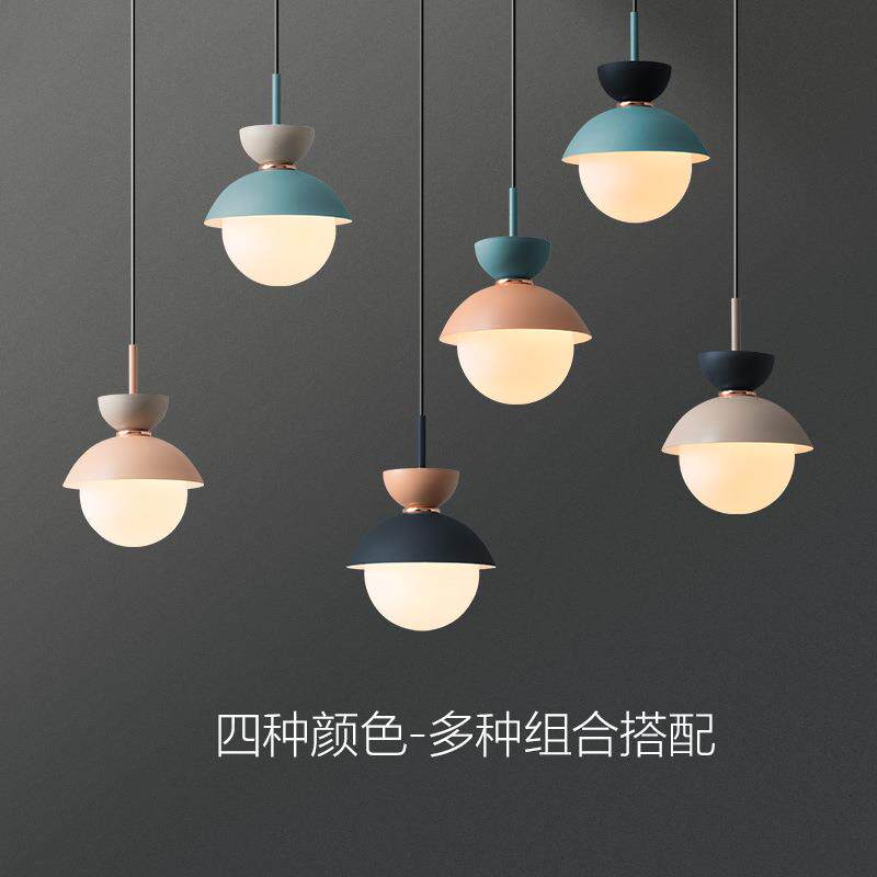 床头吊灯北欧儿童房灯具创意长线网红极简餐厅灯现代简约橱窗小灯