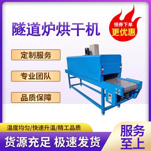 烘干线烤箱喷油线固化隧道炉恒温烘干机网带喷漆烤干丝印线