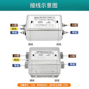 以e伯mi相电源滤波器单220V抗干扰级三交流YB710 YB710 YB71FYW0T