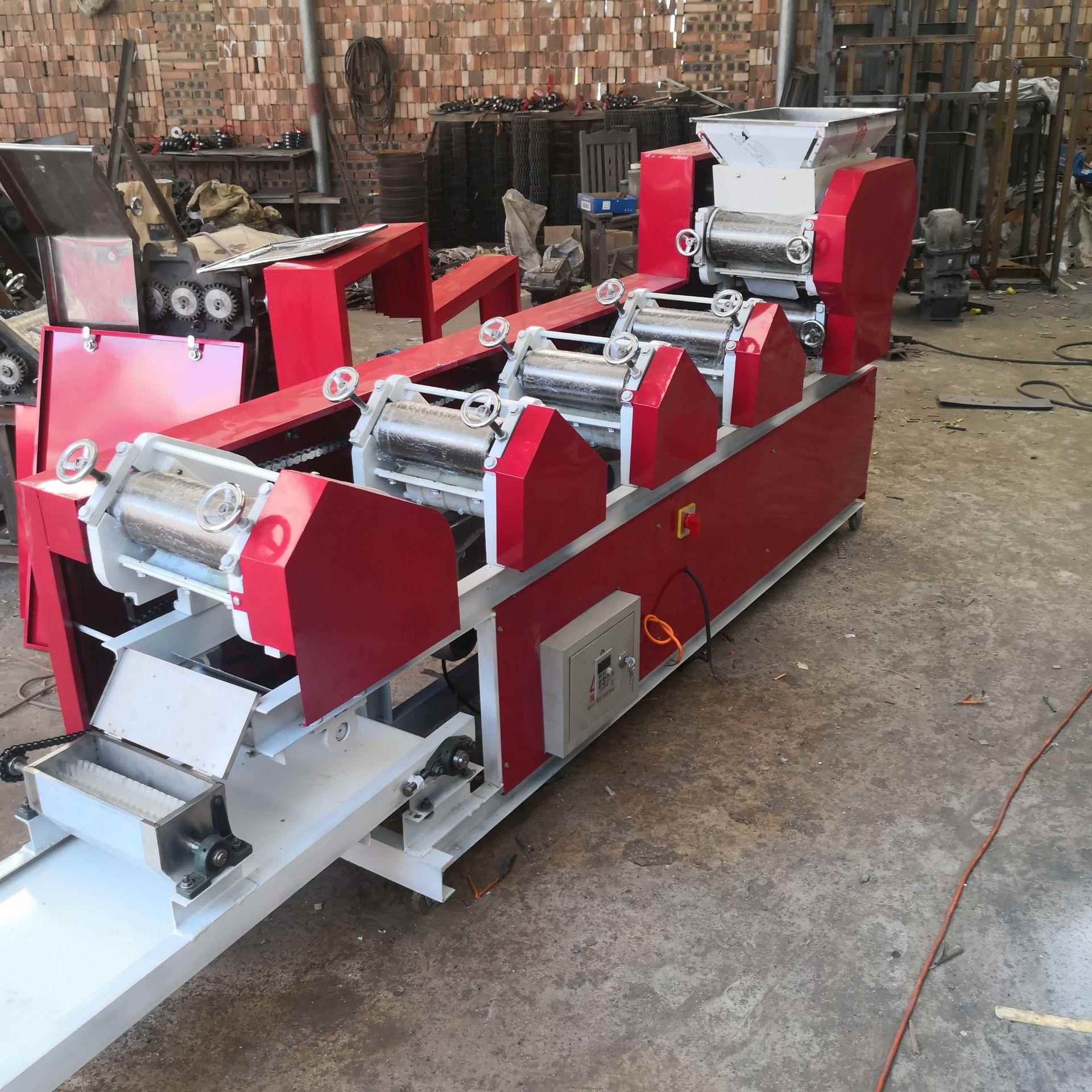 直供大型不锈钢做面条面条机自动爬杆挂面机一次压面成型挂面机