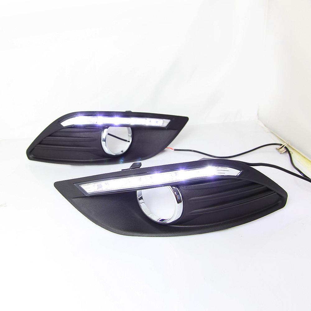 经典福克斯三厢日行灯福克斯3厢LED日间行车灯福克斯3厢日行灯