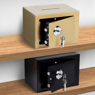 衣柜首箱保饰保险家防盗小型零花DBY钱密码 箱险柜机械锁小用型