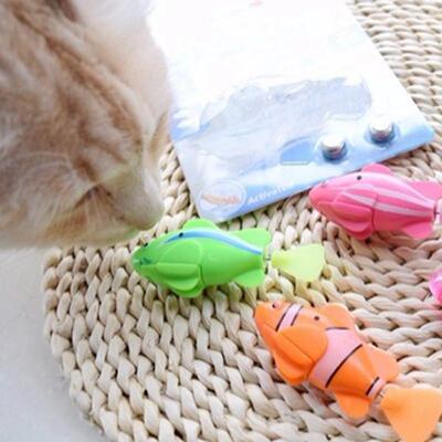 Fun Battery-Powered Fish For Cats, Cat Toy Cat Fish With Tou
