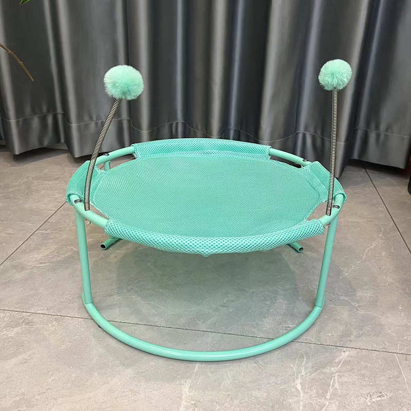 窝舒适猫布料床通用宠物床弹力新款猫透气猫吊床网四季蹦床