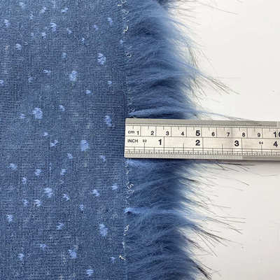人造长毛绒高低毛貉子毛 9cm仿狐狸毛面料 貉子毛