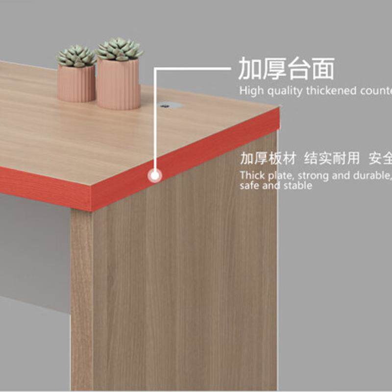 板式职工文员单人办公桌现代简约家用电脑桌桌椅组合