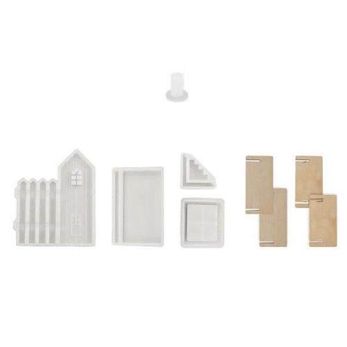 House Shaped Silicone Holder Moulds for Epoxy Resin,