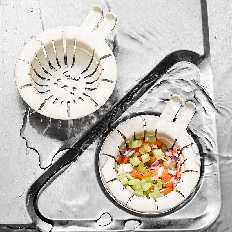 新款兔耳水槽过滤篮带提手厨房剩饭剩菜残渣过滤防堵下水网防脏手,家装主材,沥水篮,淘宝优惠券,粉丝福利购,淘宝优惠卷