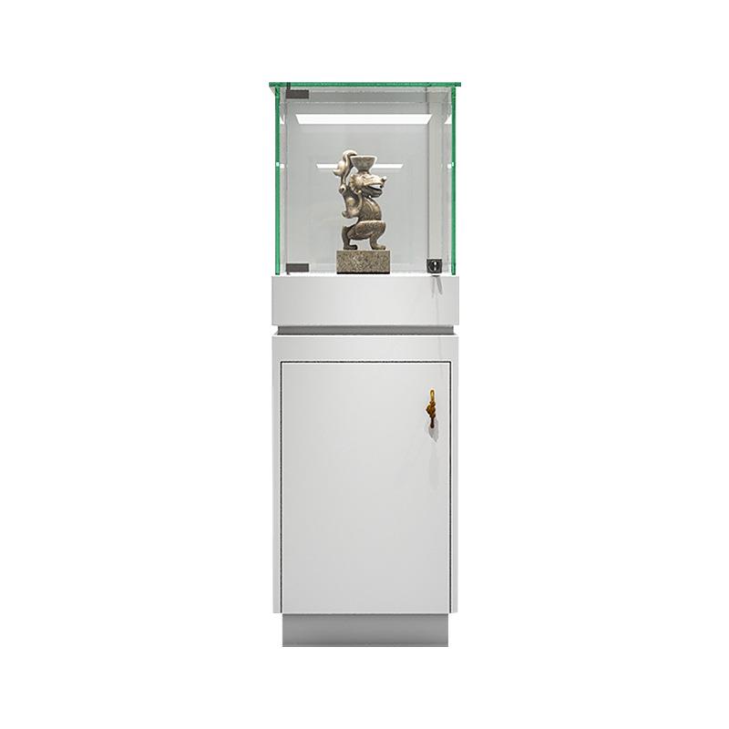 木制烤漆产品展示柜珠宝柜模型展厅样品玻璃柜台博物馆文物展览柜