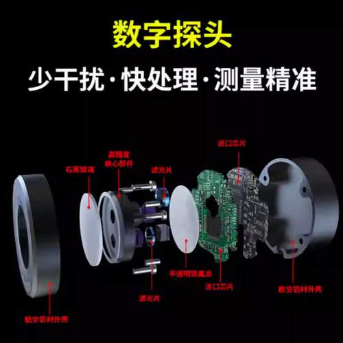 林上LS331无损探伤照度计林上100万Lux紫外可见光检测邓色温功率