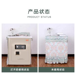 防尘保险箱田园布罩罩架保险柜罩装饰置鞋架⊿物艺风遮挡家用罩