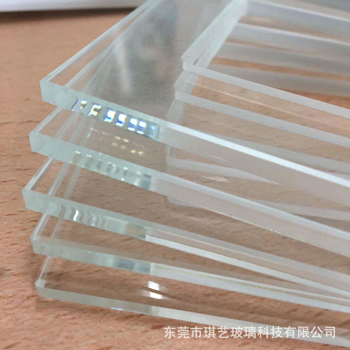 源头厂家加工超白玻璃透明钢化玻璃桌面高透防爆耐磨家装工程供货
