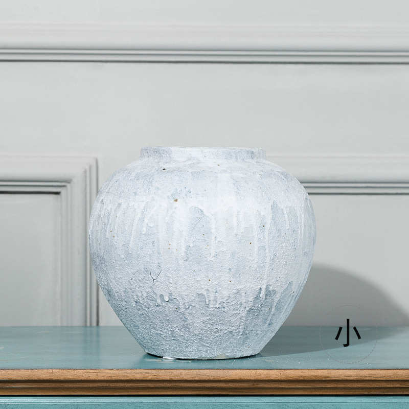 新古典欧式复古客厅陶瓷台面花瓶花艺套装摆件家居干花插花装饰品