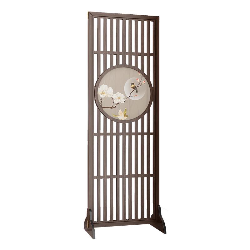 2024新款屏风隔断简约客厅折叠移动实木卧室家用房间入户正对门