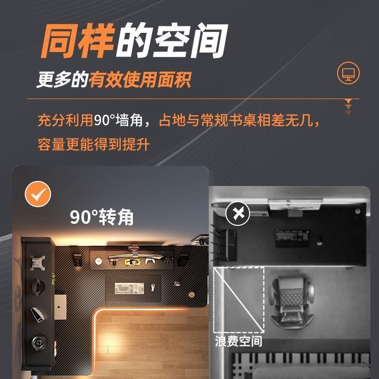 角电竞桌电脑桌生台式户家217用学双人书桌卧室拐角桌子小型办公