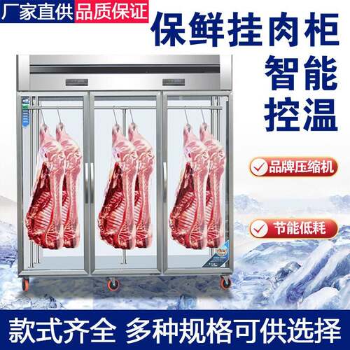 挂肉柜商用冷藏保鲜柜吊肉柜挂牛羊猪肉立式冷冻柜排酸展示柜