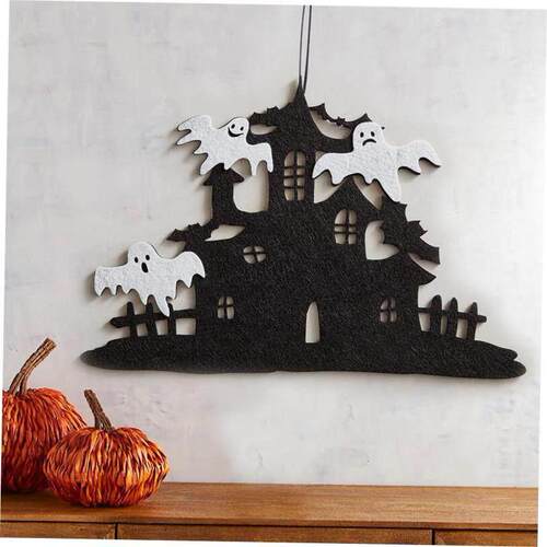 Non-Woven Fabric Halloween Tag Holiday Door Wall Hanging