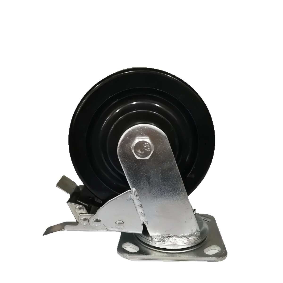 耐高温脚轮4寸5寸6寸8寸带刹车玻纤尼龙酚醛电木工业烤箱万向轮