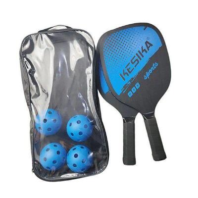 Pickleball Paddle Racket 2 Rackets Storage Bag Comfort Grip