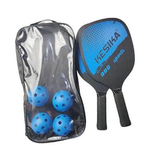Pickleball Paddle Racket 2 Rackets Storage Bag Comfort Grip