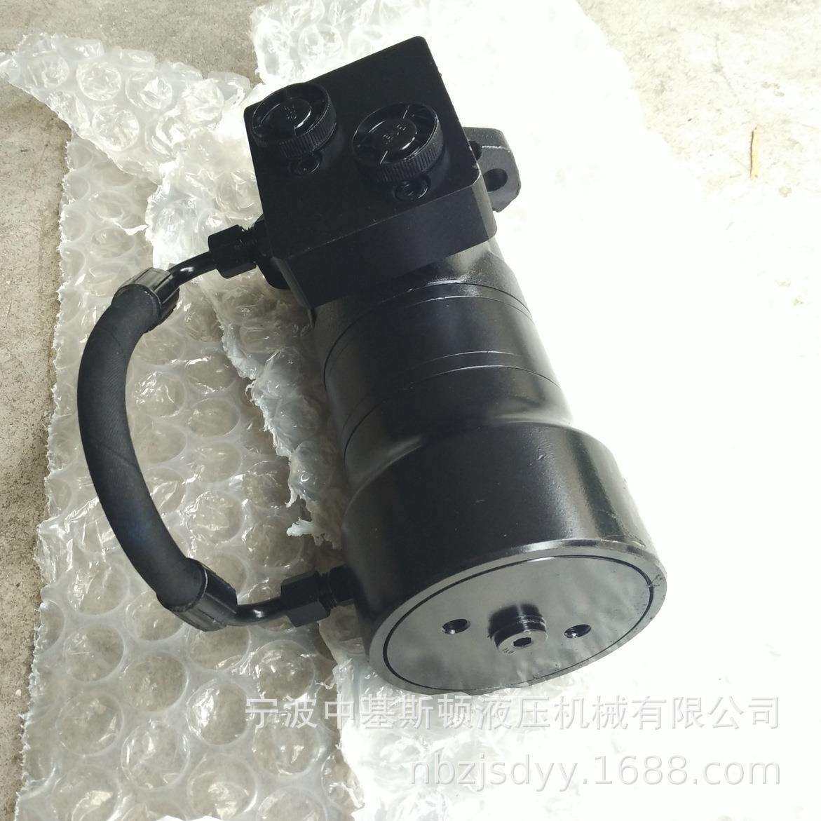 刹车摆线马达BMRS-320吊车拖车用液压马达带制动器平衡阀
