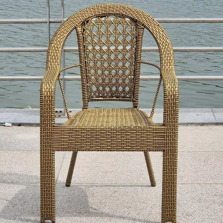 藤椅老年人腾椅家用茶几休闲太师椅椅子阳台户外椅高靠背椅编织椅
