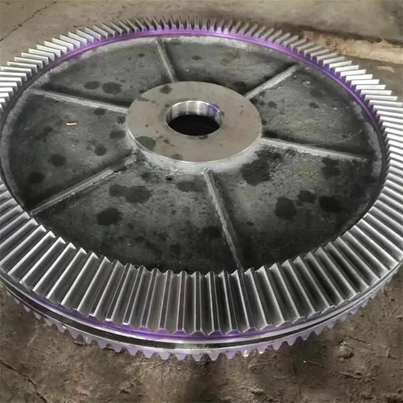 厂家供应锥形斜齿轮配件大全扇形型传动伞齿轮大型机械伞齿轮