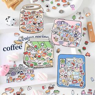 100 pcs Kawaii Cartoon small Stickers Cute Mini Decorative S
