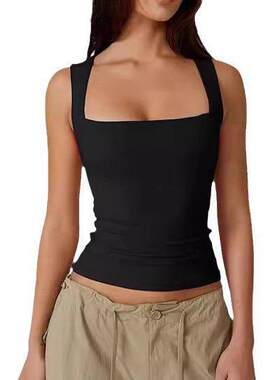 Fashion Women's Slim Fit Versatile Casual Comfort Square