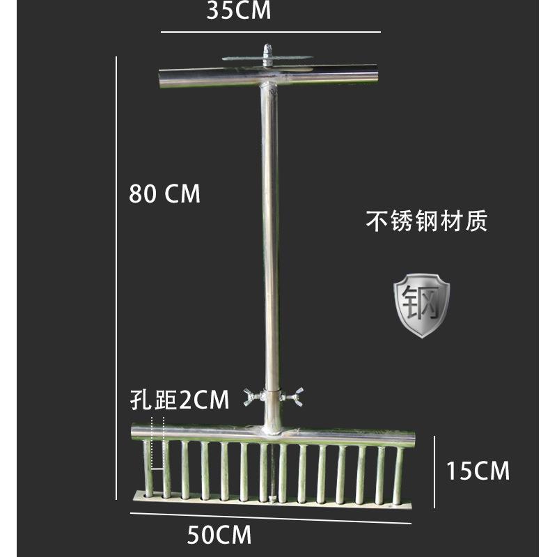 栽葱器大葱插栽打孔器扎眼单排种葱插子压板齿距均匀播种机多功能