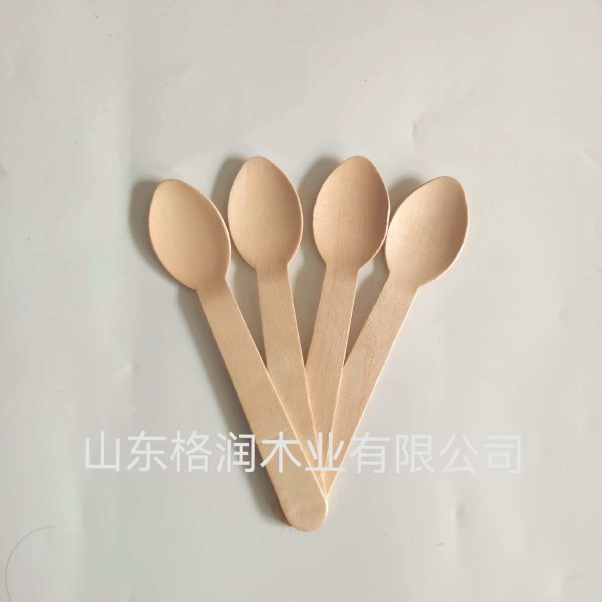 工厂直销一次性木勺可甜品套装桦木可降解西点下午茶