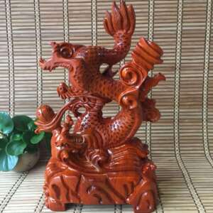 木质工艺品龙腾四海木雕摆件花梨木生肖祥龙工艺品家居客厅装饰品