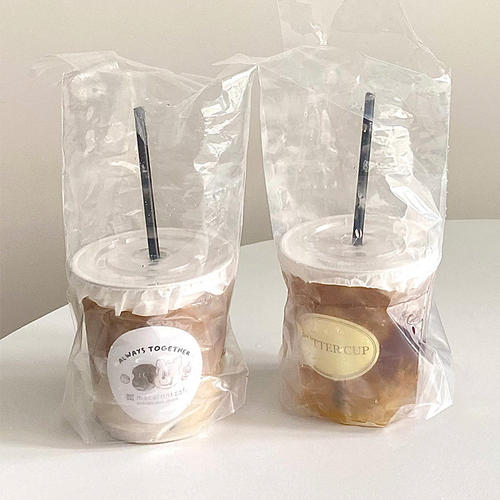 一次性咖啡杯打包袋高透明加厚