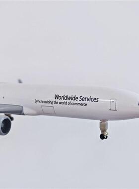 20cm带轮子美国运输机UPS麦道MD-11航空合金真飞机模型金属航模