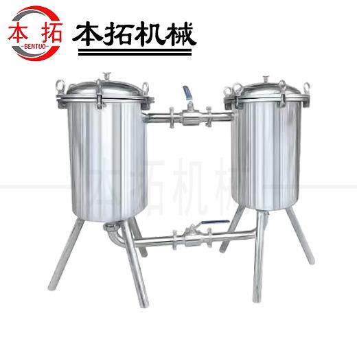 双联过滤器工业商用果汁牛奶液体过滤管道过滤食品级食品级