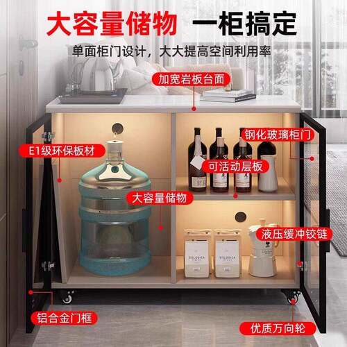岩KY-JJM00板奢沙发边柜边简约客柜厅家用边几可移动轻茶几收纳侧